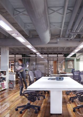 Office image with lighting
